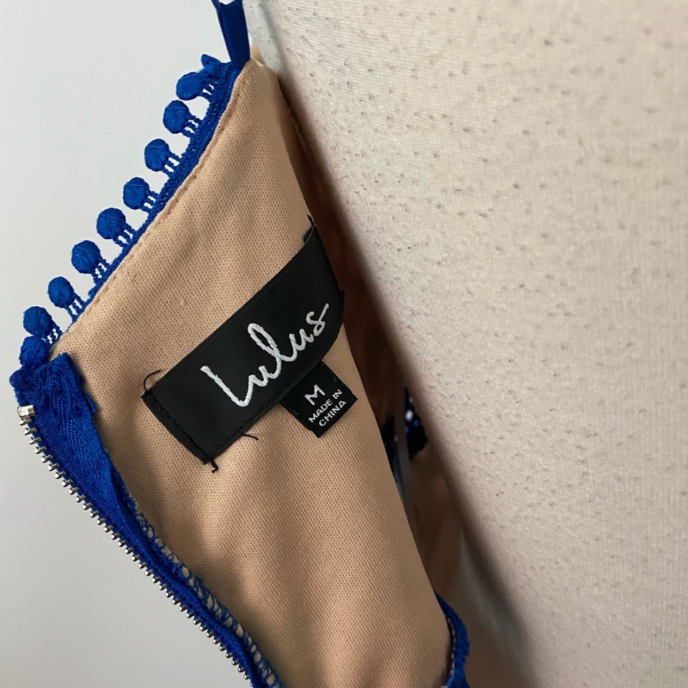 lulus beauty and lace crochet mini dress - Picture 4 of 5